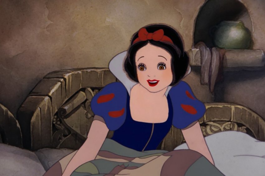Jelenet a Disney rendezte Hófehérke és a hét törpe meséből