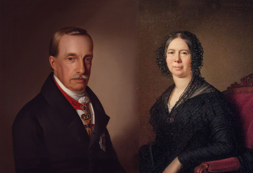 József nádor és harmadik felesége, Mária Dorottya