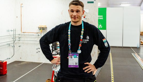 Offner Márton a gdanski EuroSkills versenyen
