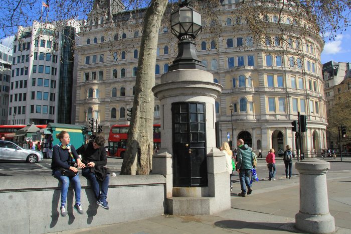 a Trafalgar Square Londonban