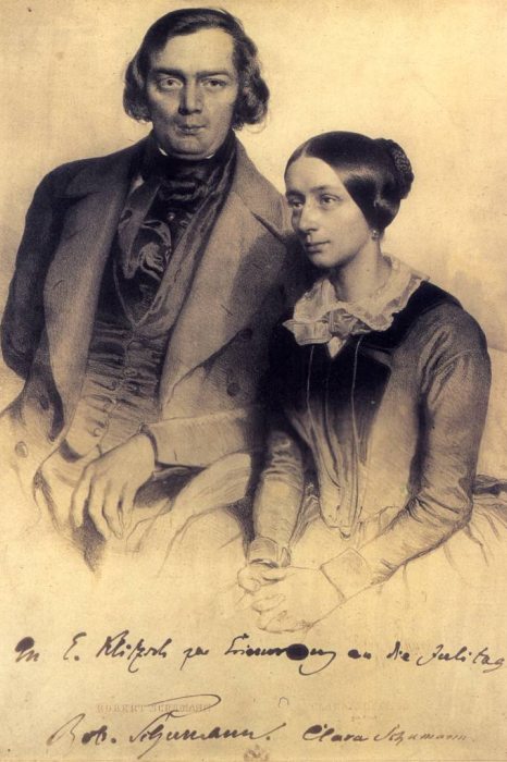 Clara és Robert Schumann 