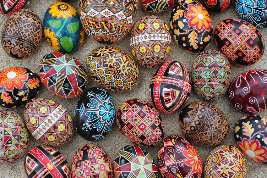 Piszanki, az ukrán húsvéti tojás - Kép: Wikipedia
