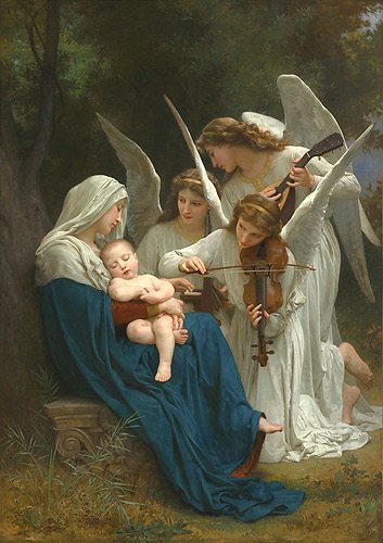 William-Adolphe Bouguereau: Angyalok éneke, 1881