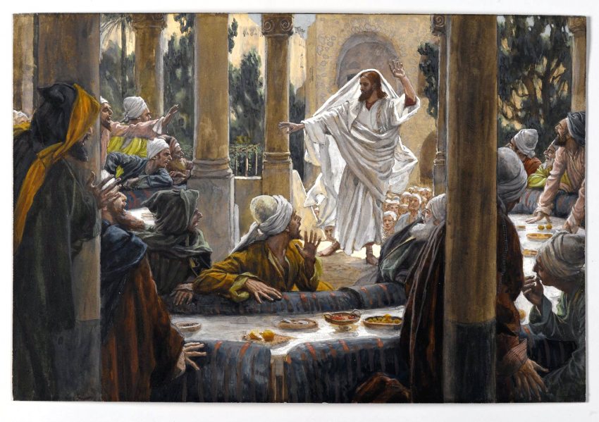 Jézus és tanítványai James Tissot festményén