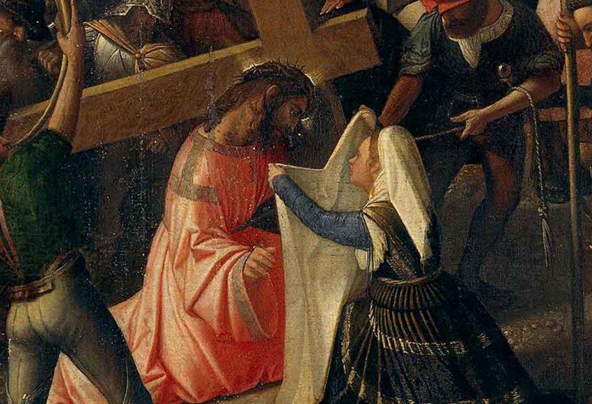 Veronika kendője Giovanni Busi festményén