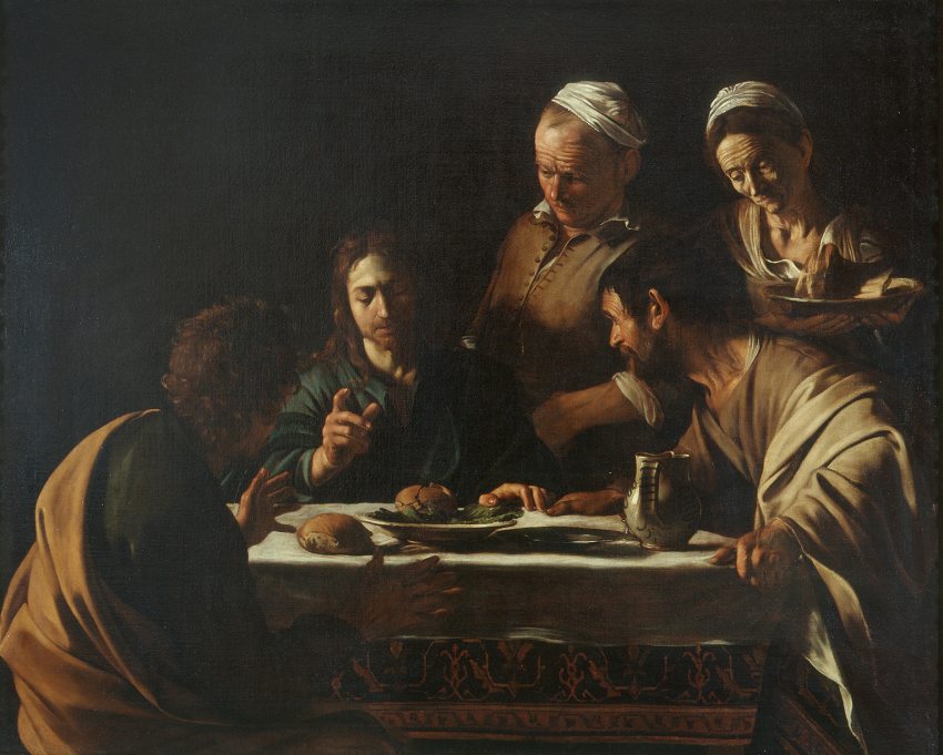 Emmausi vacsora, Caravaggio festménye
