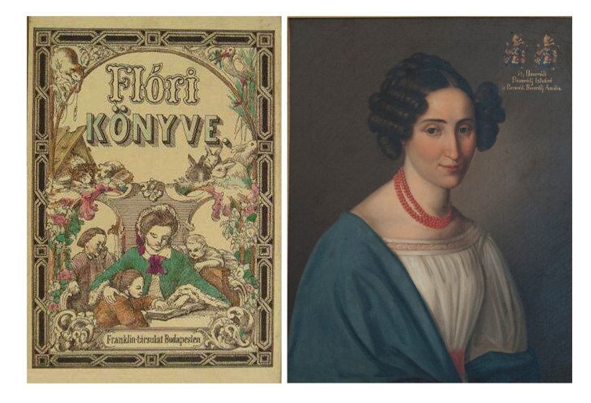 Amália Bezerédj and her book, The Book of Flori