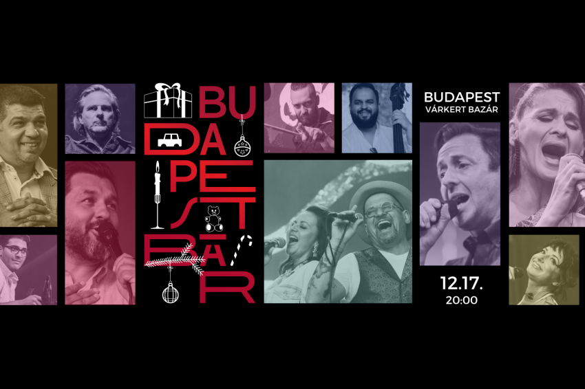 Budapest Bár Várkert Bazár koncert plakátja