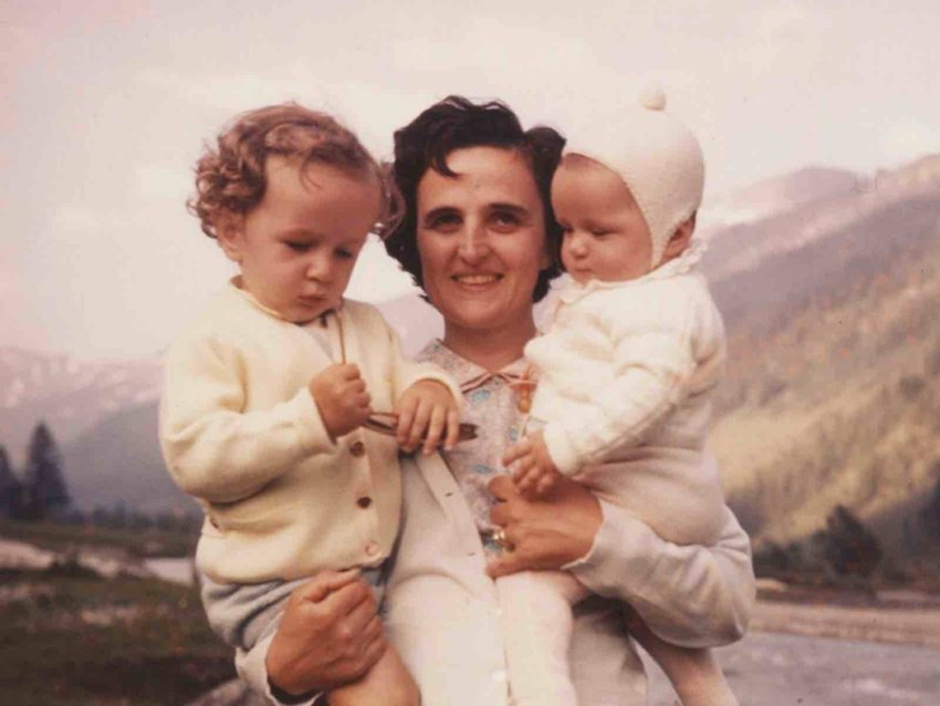 Gianna Beretta Molla két gyermekével