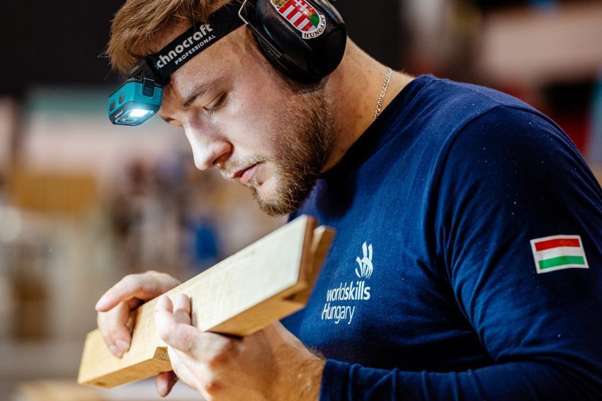 Dániel Nagy at the EuroSkills Competition is Gdansk, Poland