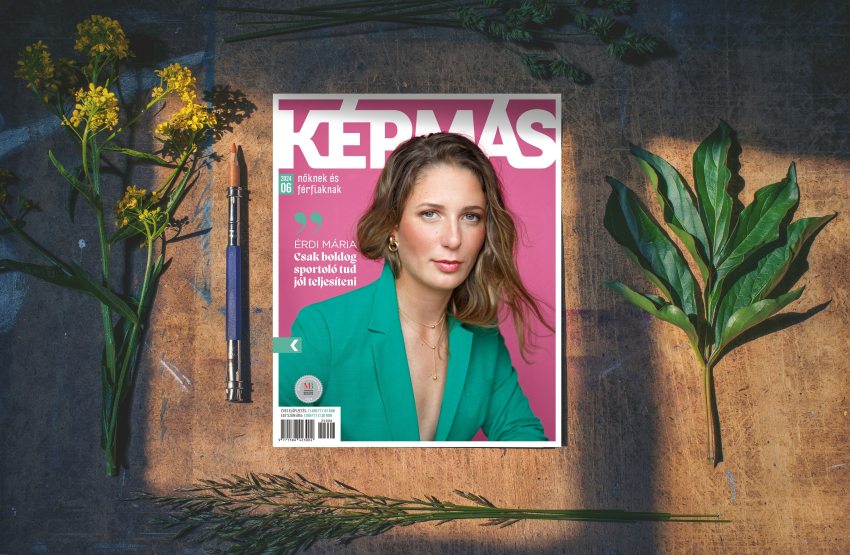 Érdi Mária vitorlázó a júniusi Képmás magazin címlapján