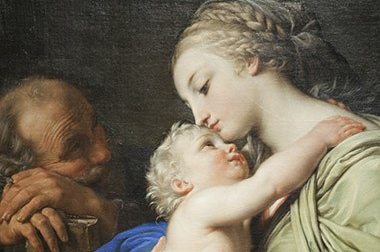 A Szent család c. barokk festmény