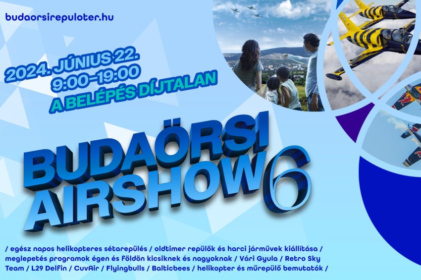 a VI. Budaörsi Airshow plakátja
