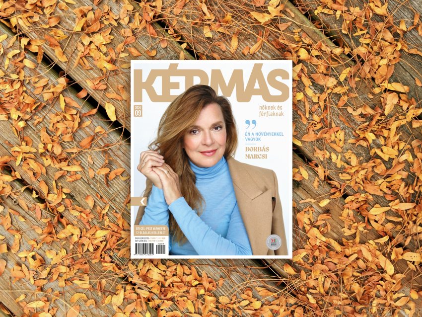  Borbás Marcsi a szeptemberi Képmás magazin címlapján