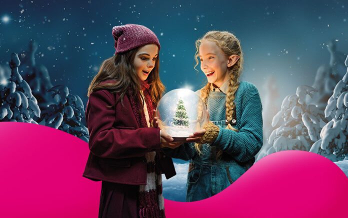 képkocka a Telekom karácsonyi reklám filmjéből