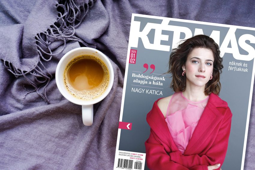 Nagy Katica a Képmás magazin címlapján