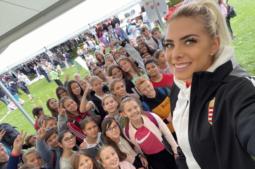 footgolf sportoló, Újvári Izabella