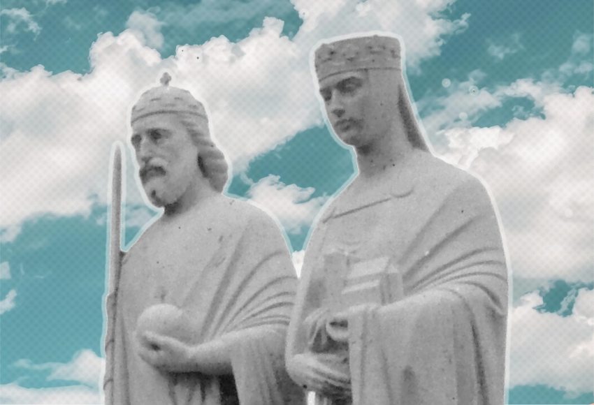 Szent István király és felesége