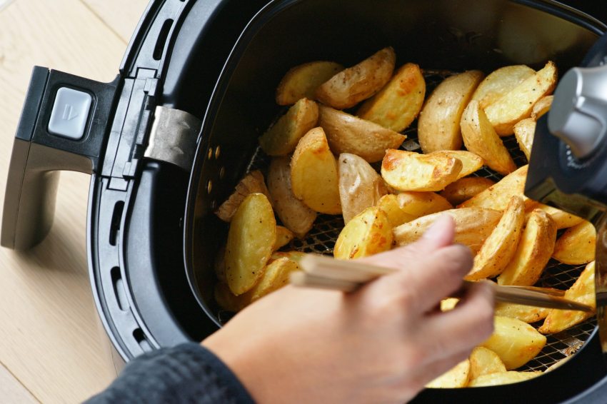airfryer által készített sült krumpli