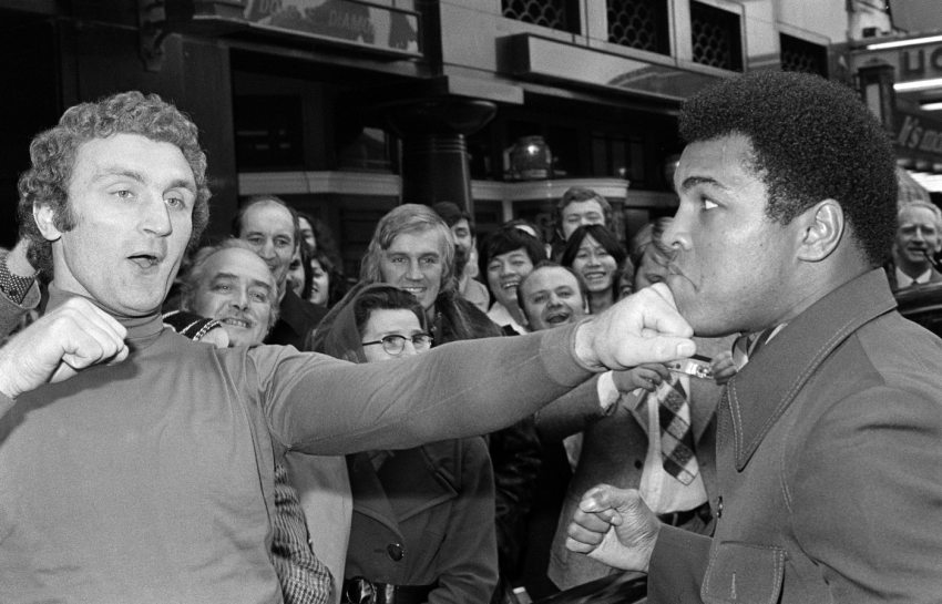 Joe Bugner és Muhammad Ali 1974-ben