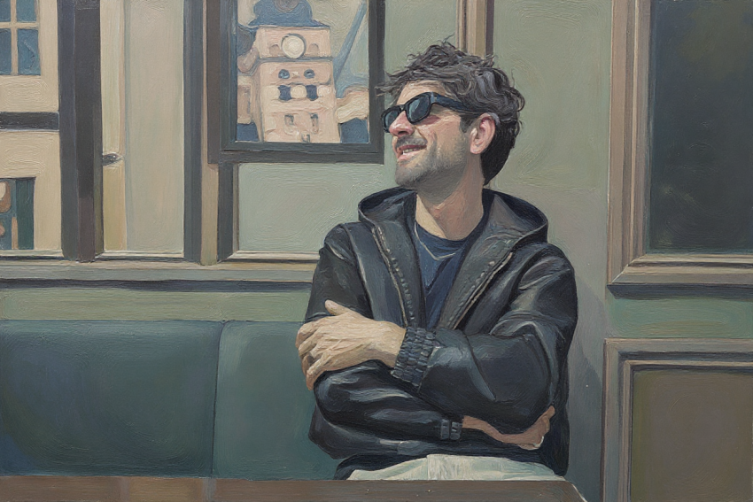 Fabricius Gábor, a Merre vagyok arccal előre könyv írója