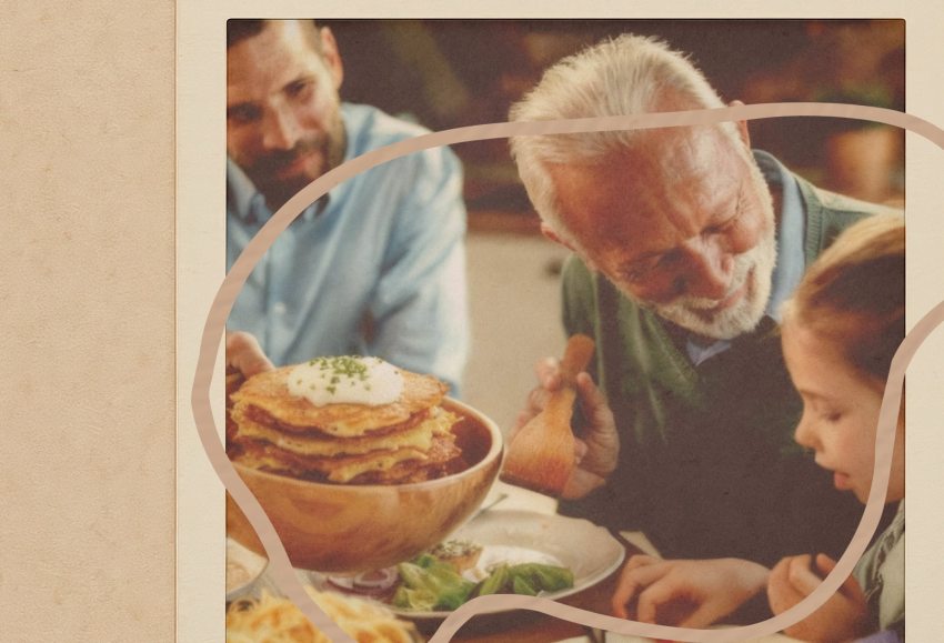 régi falusi ételek egy család asztalán