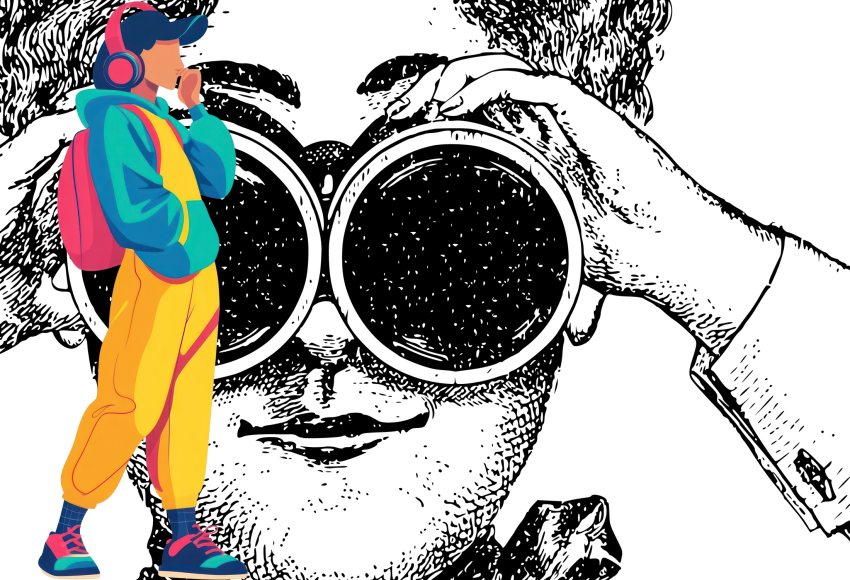 Z generációs fiatalok (rajz)