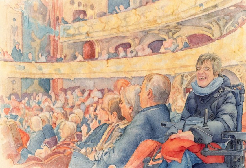 kerekesszékkel a színházban