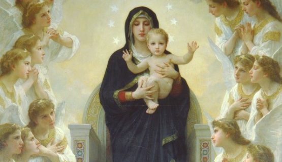 W. A. Bouguereau: A Szűz angyalokkal (1900)