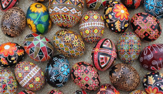 Piszanki, az ukrán húsvéti tojás - Kép: Wikipedia