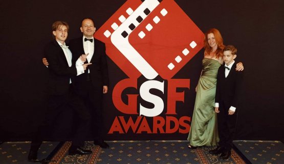 Százados Ábel és családja a Global Short Film Awards-on