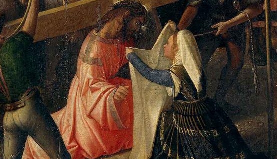 Veronika kendője Giovanni Busi festményén