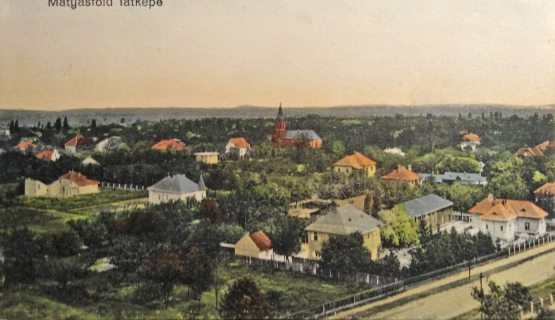 Mátyásföld rajza egy régi képeslapon