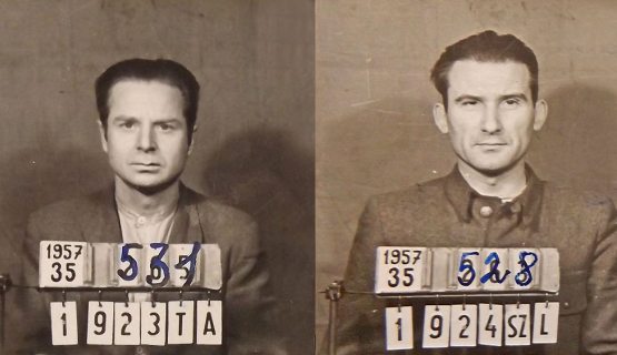 Tomasovszky András és Szilágyi László'56-os hősök börtönfotói