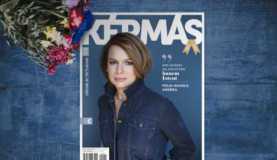 Földi-Kovács Andrea a novemberi Képmás címlapján