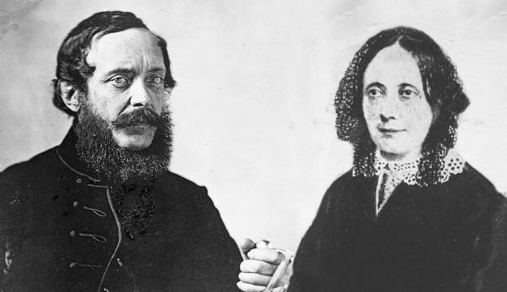 Kossuth Lajos és felesége