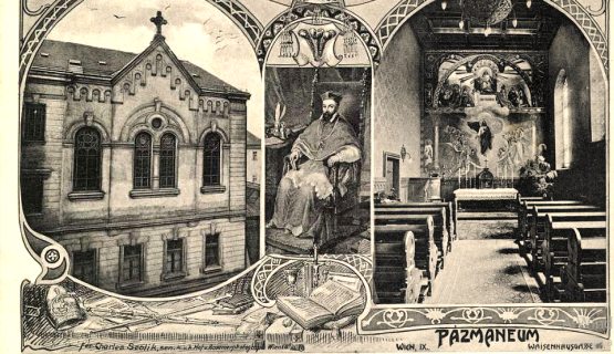 Pázmáneum egy régi képeslapon