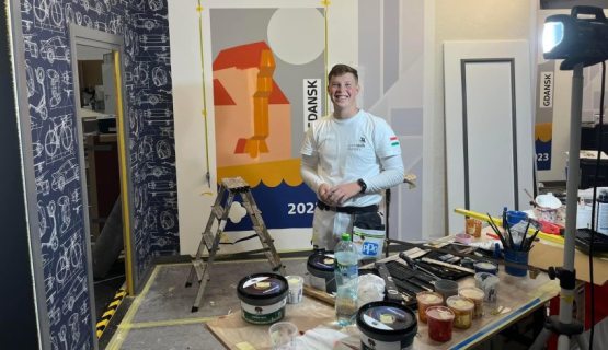 Bálint Czimmer at the EuroSkills Competition