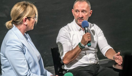 Kovács Kokó István az Egyszülős Központ filmvetítése utáni beszélgetésen 