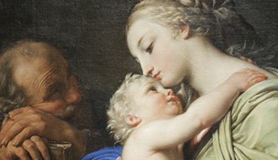 A Szent család c. barokk festmény