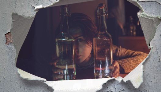 alkoholizmus témához illusztráció
