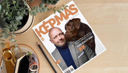 Kozma-Vízkeleti Dániel Képmás magazin címlapján