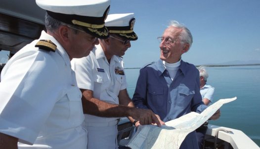 Jacques‑Yves Cousteau egy hajón