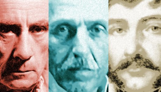 magyar költők írók: Kassák Lajos, Gárdonyi Géza, Berzsenyi Dániel fotója