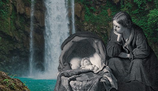 szülés után anyaság illusztráción