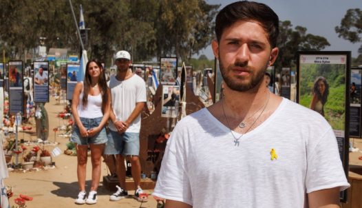 Omer Shem Tov először látogatja meg a Nova fesztivál emlékhelyét