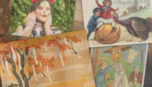 őszi népszokások illusztrációkon