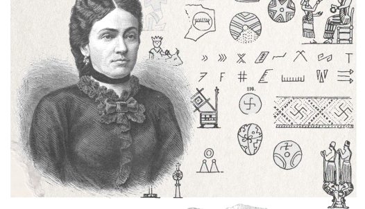 Torma Zsófia régész egy illusztráción