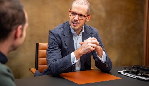 Keszthelyi Erik interjú közben