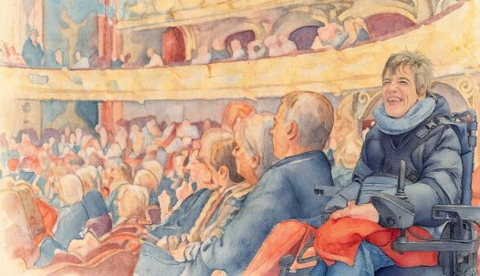 kerekesszékkel a színházban